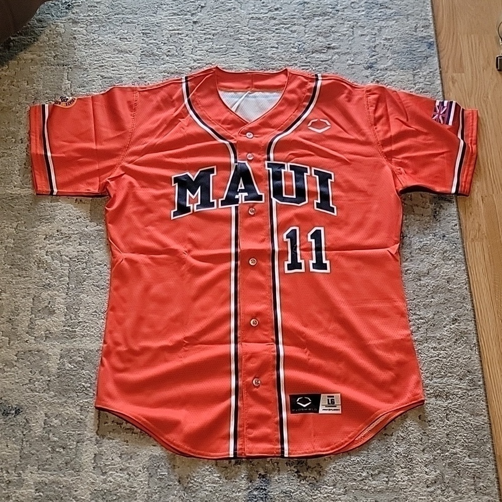 Maui collegiate baseball club evosheild baseball jersey